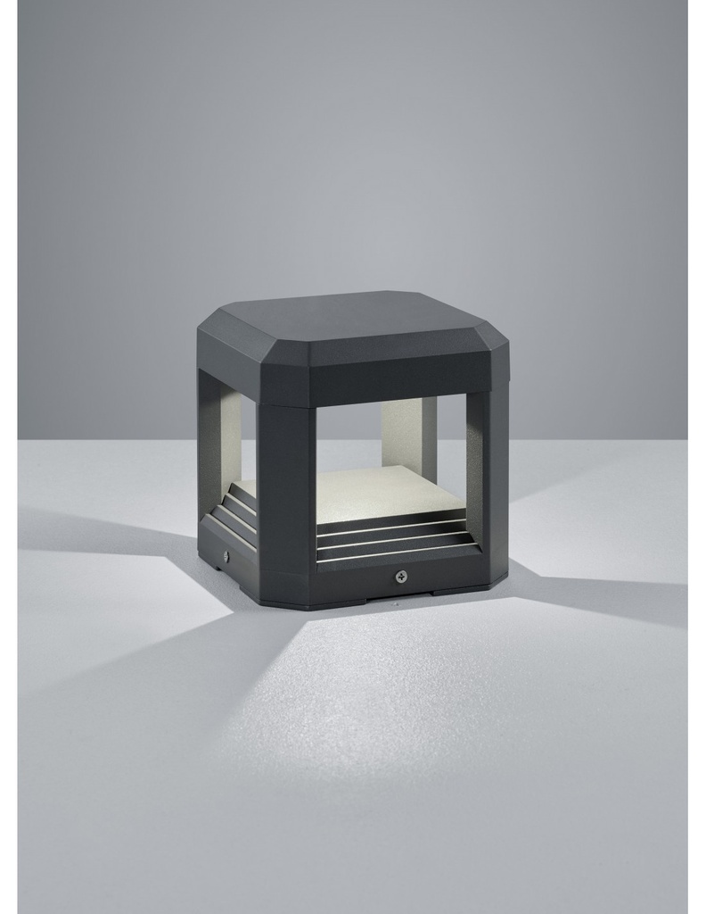 Applique Cubo Led da Esterno Logone Antracite IP65 Trio Lighting