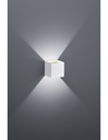Applique Cubotto Bianco Louis Doppia Emissione Led Trio Lighting