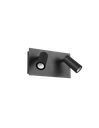 Applique Da Esterno Tunga Doppio Spot Led Antracite Orientabile IP54 Trio Lighting