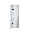 Mobile specchiera bagno bianco frassinato 2 ante c/ribalta h.61x93x14 cm
