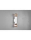 Applique Doppia Emissione 2xE27 Vannes Bianco H18 cm Trio Lighting