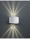 Applique Doppio Fascio Led Rosario Bianco H15 cm IP44 Trio Lighting