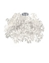 Plafoniera 3 Luci Foglie Lavabili Bianche Leavy Ø70 cm Trio Lighting