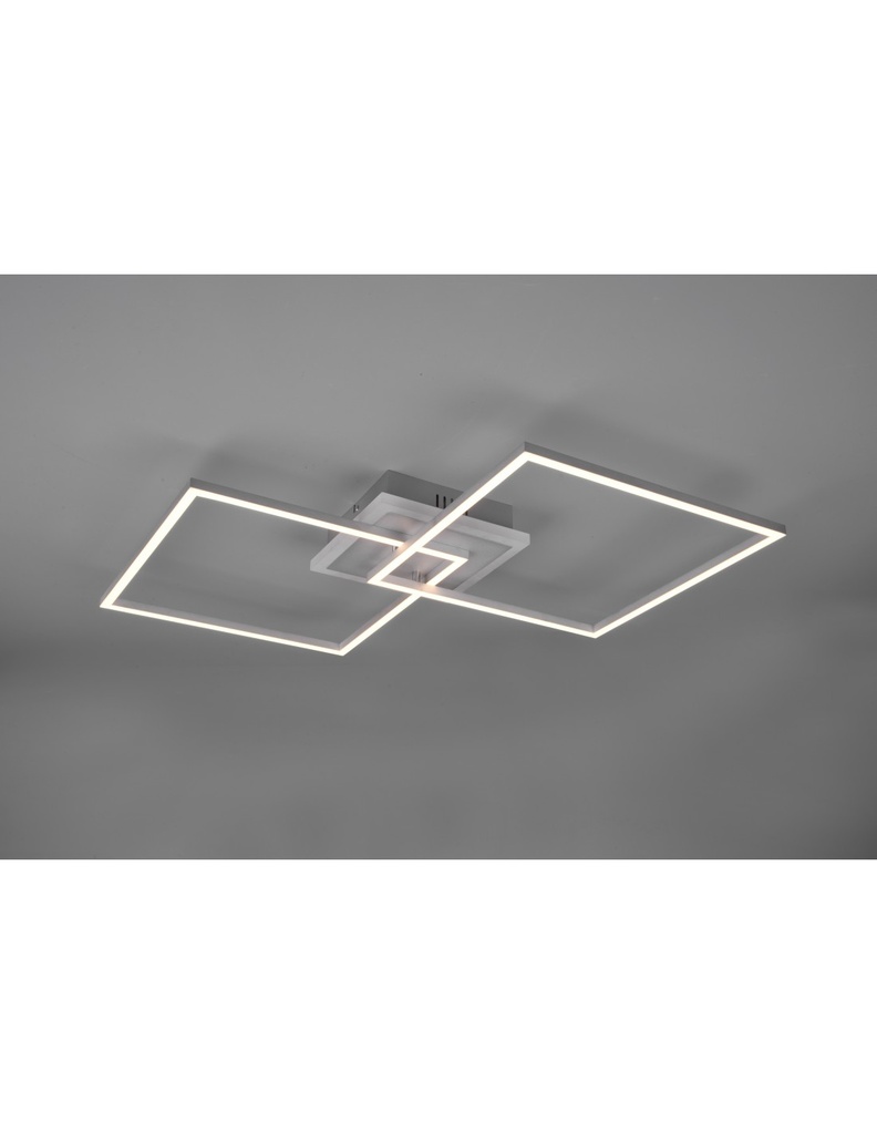 Plafoniera Arribo Quadrati Led Dimmerabile Rgbw Alluminio Trio Lighting