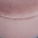 Set due pouf moderni apribili grigio rosa grigio