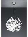 Sospensione Butterfly 4xG9 Cromo Farfalle Multicolor Ø50 cm Trio Lighting