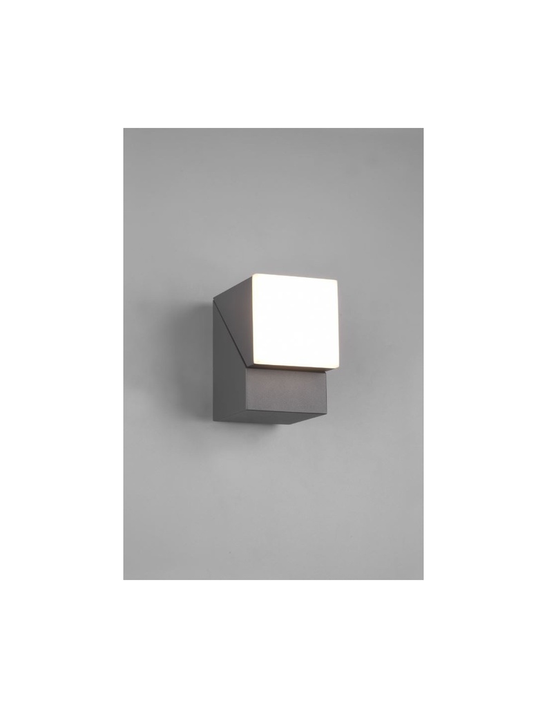 Applique Esterno Led Orientabile Avon Alluminio Antracite IP54 Trio Lighting