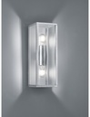Applique Garonne per Veranda IP44 Zinco Doppia Luce Sopra e Sotto Trio Lighting
