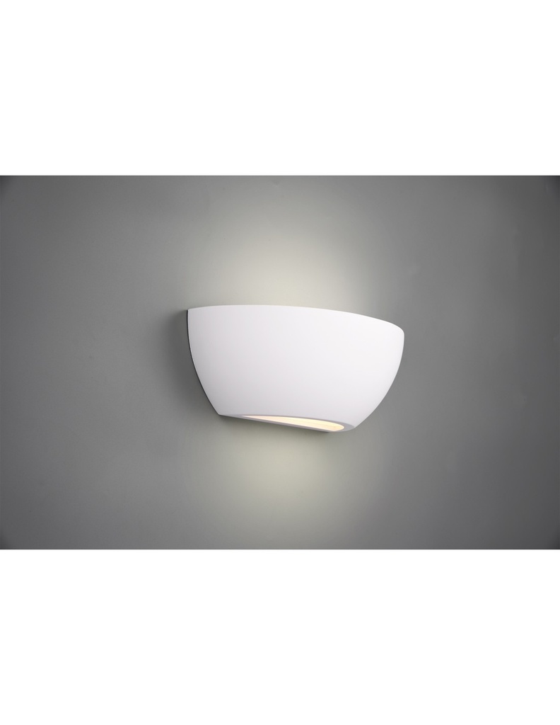 Applique Gesso Doppia Luce Roma Verniciabile Trio Lighting
