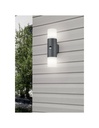 Applique Hoosic Biemissione 2xE27 Antracite Con Sensore Movimento H33 cm IP44 Trio Lighting