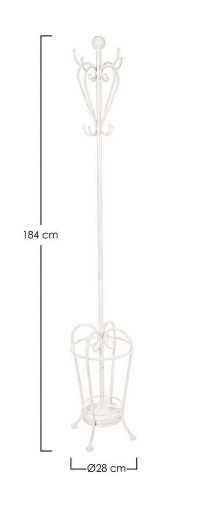 Appendiabiti classico Emily - 28x28x184 cm