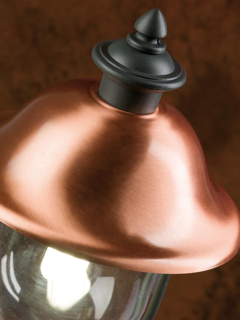 Applique In Alto E27  linea rustica  grigiorame