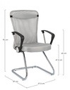2x Poltrona Ufficio C-Br Kingston Grigio