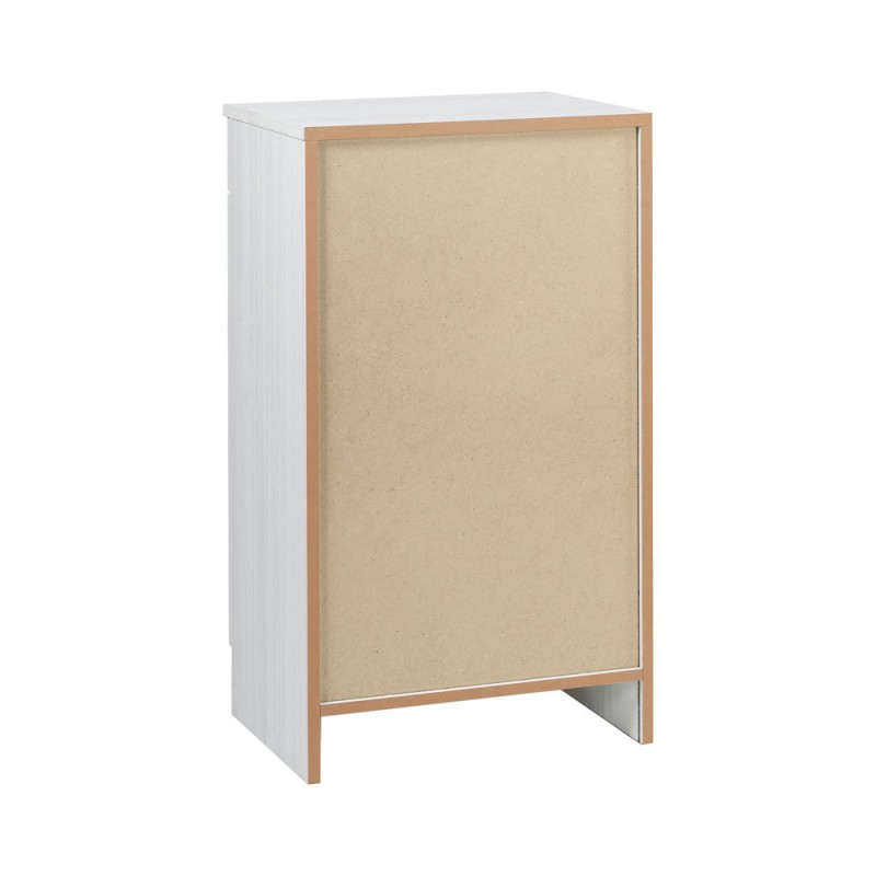 Armadio Multiuso Basso Un Anta Un Cassetto Eucalipto 46x34x h80 cm