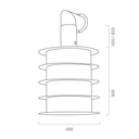 Cappa aspirante in acciaio inox brunito Ø50 cm - URBAN STYLE SAT