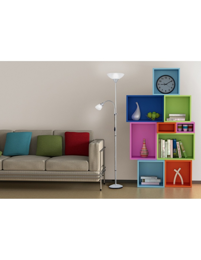 Lampada da Terra Dimmerabile Erzwo Titanio Ø28 cm Trio Lighting