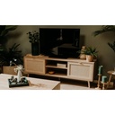 Mobile porta TV Bali 56A 2 ante effetto vimini - L 150 x P 40 x 52 H cm