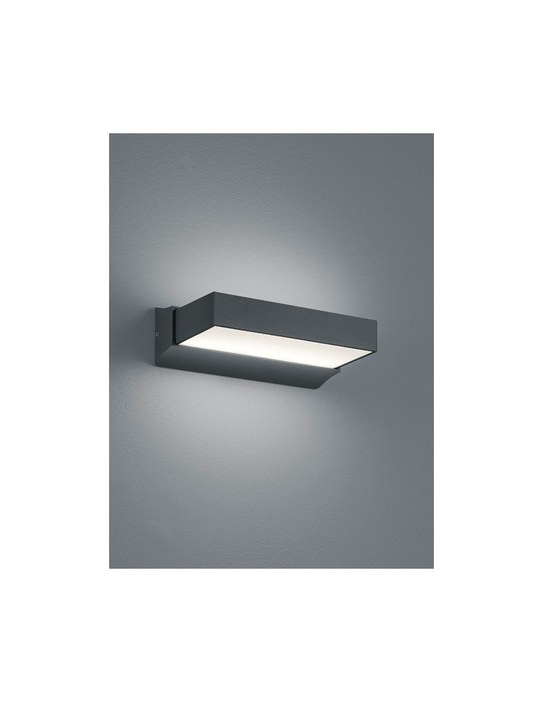 Applique Ingresso Doppio Led Sopra e Sotto Cuando Antracite Trio Lighting