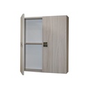 Pensile Bagno Multiuso Olmo 2 Ante con Ripiano Interno 60x17xh.70 cm