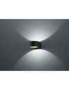 Applique Lacapo Nero e Oro Led Doppia Luce Trio Lighting