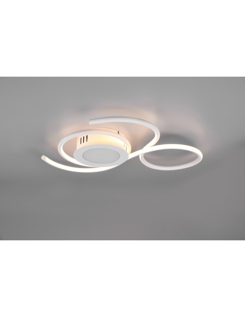 Plafoniera Design Moderno Led Dimmer Jive Bianco