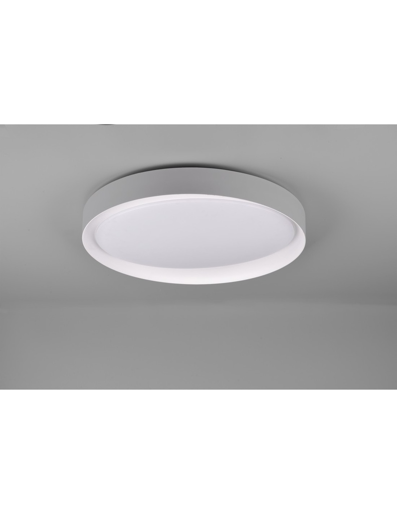 Plafoniera LED Dimmerabile Ø48 cm Grigio