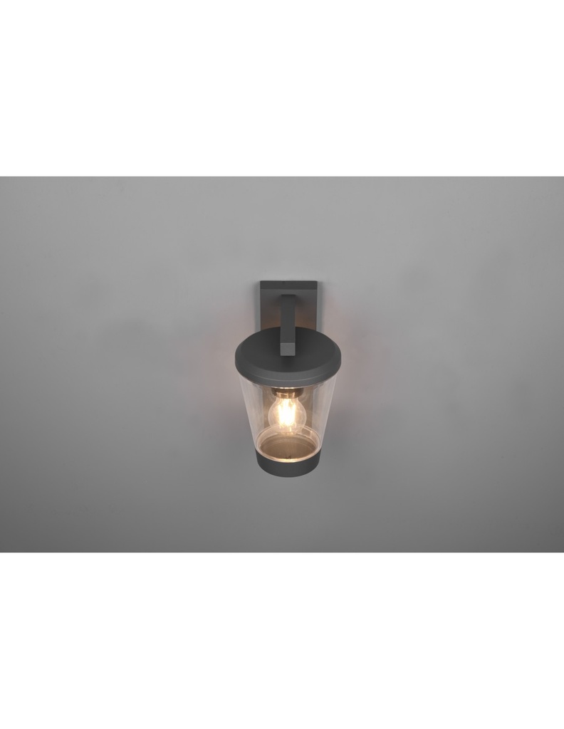 Applique Lanterna Cavado Alluminio Antracite IP44 Trio Lighting