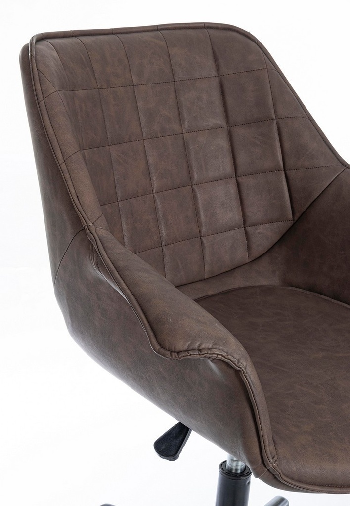 Poltrona ufficio marrone Joshua - 53x60x82 cm