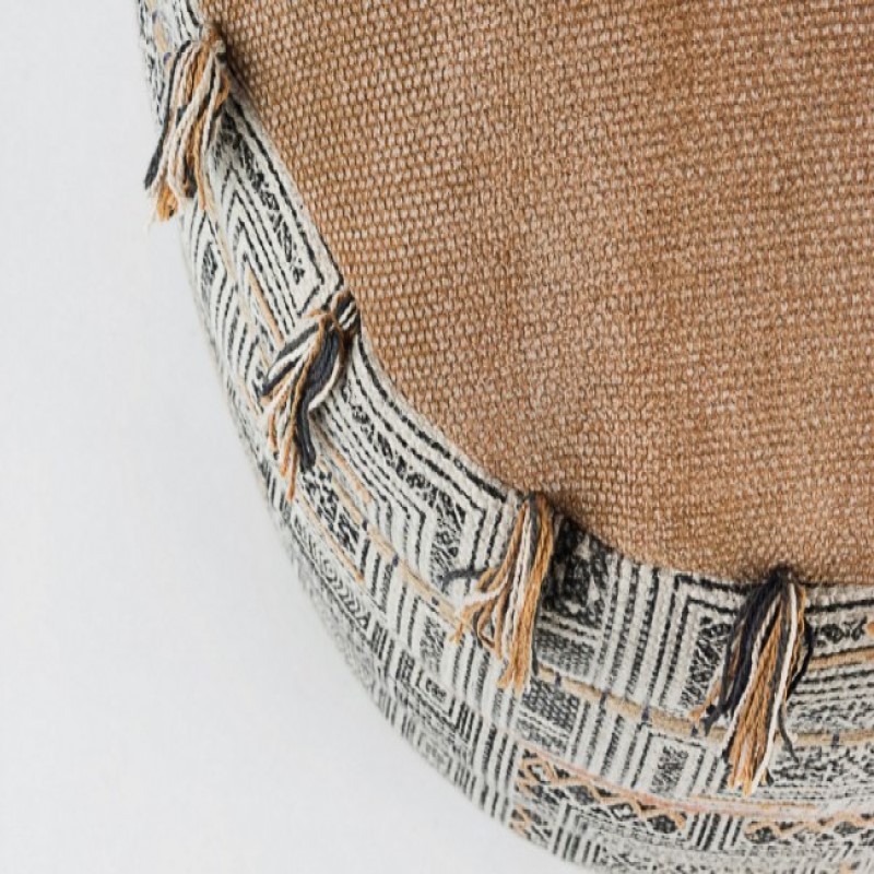 Pouf in cotone stile etnico TILAK Desert 50x35 cm
