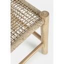 Sgabello per Esterno in Legno Teak Naturale 38x38x h45 cm