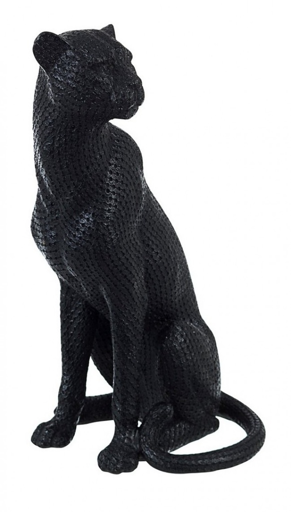Statuetta Zulu Leopardo industrial - 22,5x19x35,5 cm