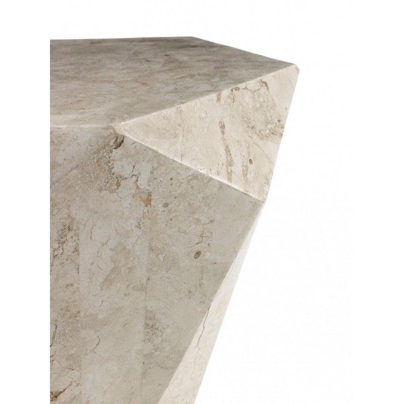 Tavolino Moderno Pietra Beige 60x60x50 cm