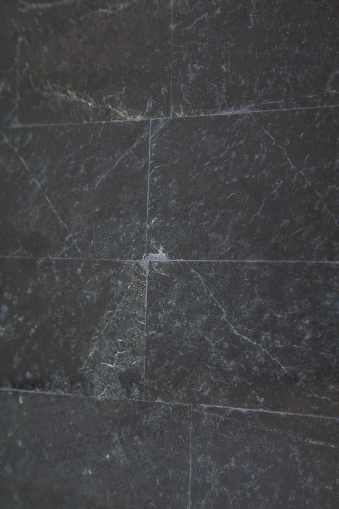 Tavolino Moderno Pietra Nero 80 x 80 x 28 cm