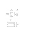 Lampada Incasso Aperto 10W Led 4000K - Linea Escape - Bianco