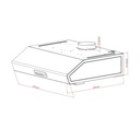 Gruppo cappa sottopensile Tornado 60 inox