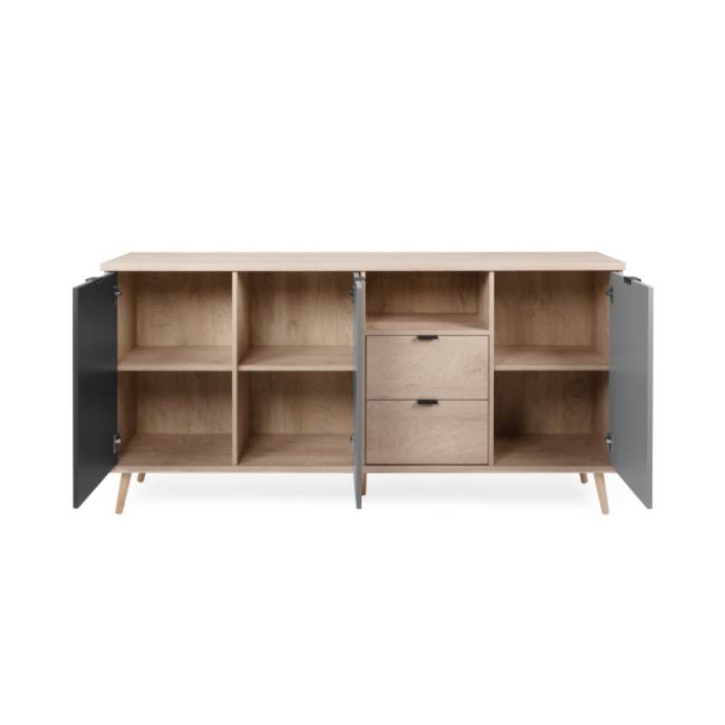 Credenza 3 ante con 2 cassetti cm 180 x 40 x h 88