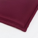 Cuscino Lettino Esterno in Tessuto Bordeaux Poly - 50x176x3 cm