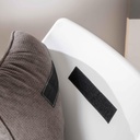  Poltrona in polipropilene grigio scuro 85 cm x 74 cm H. 86 cm - Samnite