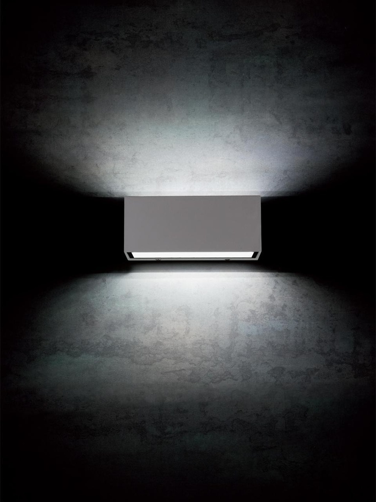 Applique 12W Led 4000K  linea box  bianco - Samnite