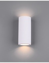Applique 2xGU10 Cilindro Gesso Biemissione Zazou Bianco Trio Lighting - Samnite