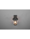 Applique Lanterna Cavado Alluminio Antracite IP44 Con Sensore Trio Lighting - Samnite