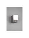 Applique Led Orientabile Avon Alluminio Antracite IP54 Sensore Movimento Trio Lighting - Samnite