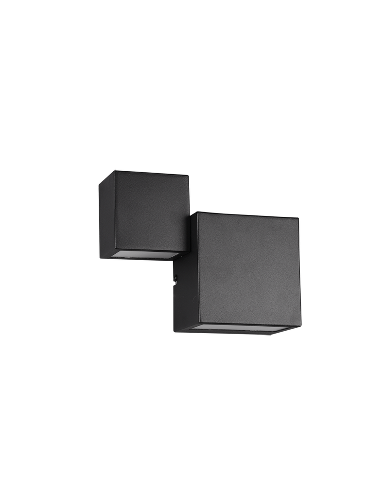 Applique Moderna Miguel Nero Doppia Emissione Led Trio Lighting - Samnite