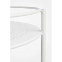 Carrello per bottiglie in acciaio Bianco - Samnite