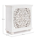 Credenza 2 ante legno bianco Alinta cm 96 x 43 x 98 - Samnite