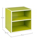 Cubo C-Mensola Composite Verde   - Samnite