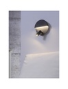 Applique Moderna Doppia Emissione Mario Nero Con Faretto Orientabile Trio Lighting