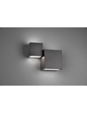 Applique Moderna Miguel Nero Doppia Emissione Led Trio Lighting