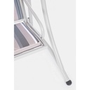 Dondolo in acciaio tre posti Avorio GRELY 190x120x h185 cm - Samnite