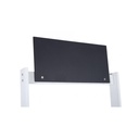 Espositore rustico Darik 8 cesti in vimini bianco - Samnite